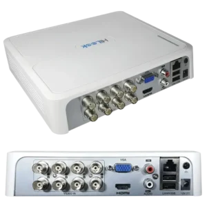 HiLook DVR-108G-M1 Gravador Digital de Vídeo DVR 8 Canais Penta-híbrido 1080p Lite H.265 Pro+ Áudio Coaxial