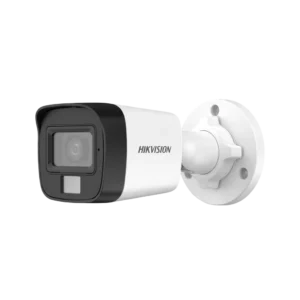 Câmera Bullet Hikvision DS-2CE16D0T-LPFS 2.8mm 2MP 1080p Smart Hybrid Light 25m Áudio Integrado AoC IP67