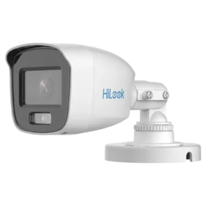 HiLook THC-B127-P Câmera de Segurança Analógica Bullet 2MP Full HD Lente 2.8mm Luz Híbrida Inteligente Smart Hybrid Light 20m IP66 Plástica 4 em 1