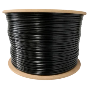 GTS Network Cabo de Rede LAN UTP Cat6 4 Pares com Separador Central Cruzeta Preto Caixa 305m