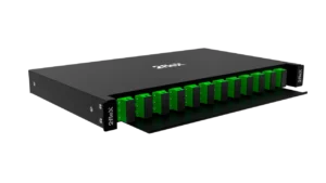 Distribuidor Interno Óptico DIO 2 Flex 36 FO Completo SC/APC 1U 19 Polegadas - FDIO-36-APC