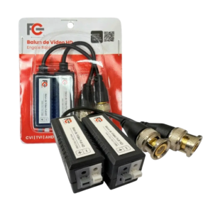 Vídeo Balun Passivo HD Engate Rápido por Pressão para Câmeras HDCVI HDTVI AHD CVBS 1080p