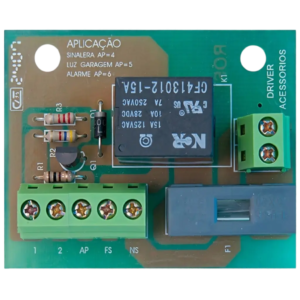 Placa Módulo de Sinaleira e Alarme para Automatizadores Código 8326 Saída Relé Temporizada Rossi