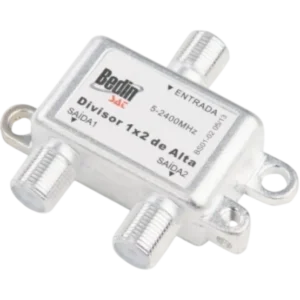 Divisor de Alta Frequência Ultra para LNBF Multiponto 1X2 Bedin 5 a 2400 MHz - BS01-02