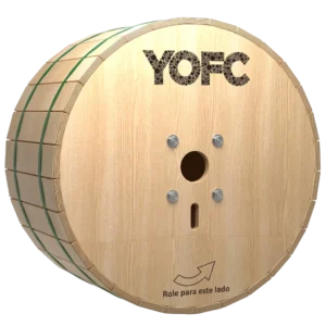 Cabo de Fibra Óptica Autossustentado YOFC AS 80-S 48FO Monomodo G.652.D por Metro