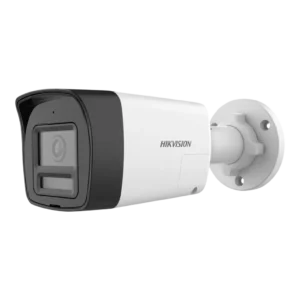 Câmera Bullet Hikvision DS-2CE16D0T-LPXTS 2.8mm 2MP 1080p Smart Hybrid Light 25m Áudio e Sirene Dissuasão Ativa IP67