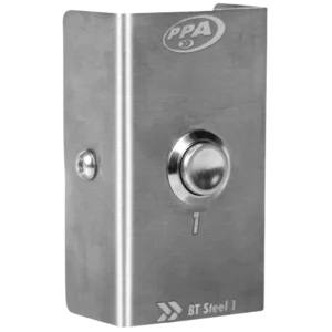 Botoeira de Sobrepor PPA BT Steel 1 Preta A408143 para Controle de Acesso e Automação