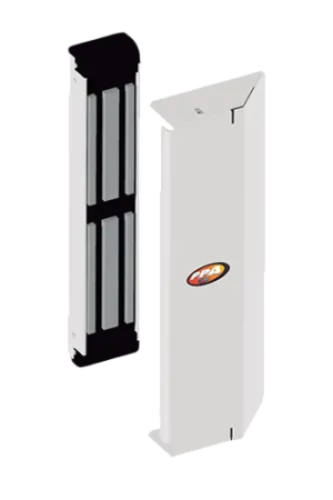 Fechadura Eletroímã PPA P400 12V 400kgf Branca com Sensor e Kit Suporte Universal - F2110000