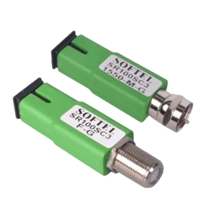 Receptor Óptico Passivo FTTH SC/APC para RF (CATV Video Overlay)