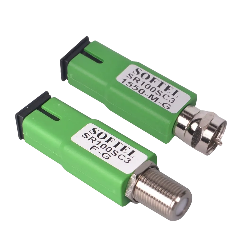 Receptor Óptico Passivo FTTH SC/APC para RF (CATV Video Overlay)