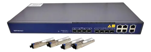 OLT EPON VSOL V1600D4-DP 4 Portas PON Chassi 1U Rack 19 Polegadas Uplink 10GE Sem Módulo GBIC