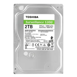 HD Interno Toshiba S300 Surveillance HDWT720 SATA III 6Gb/s 128MB Cache 3.5 Polegadas para Vigilância 2TB