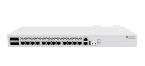 Roteador MikroTik Cloud Core Router CCR2116-12G-4S+ 13 Portas Gigabit 4 Portas SFP+ 10G Dual Fonte Redundante