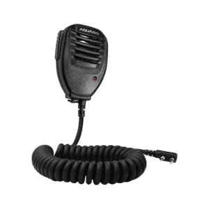 Microfone de Lapela e Mão PTT Externo para Rádio Comunicador Aquário HT-50U