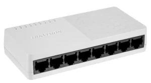 Switch Hikvision DS-3E0508D-O 8 Portas Gigabit Ethernet 10/100/1000 Mbps Não Gerenciável Desktop