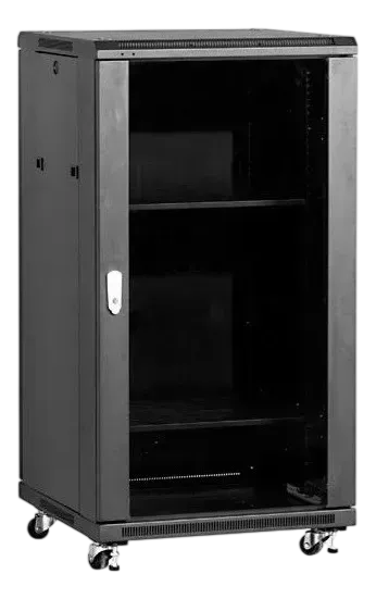 Rack 19 Polegadas Expertise Metal 24U x 600mm x 570mm Preto para Servidor e Telecomunicações