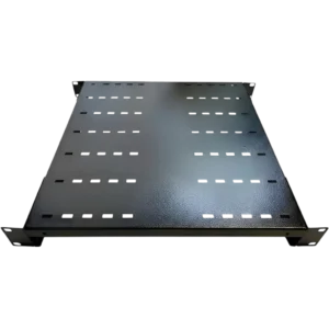 Bandeja Fixa Ventilada para Rack 19 Pol Expertise Metal 1U x 1000mm 4 Pontos de Fixacao Preta