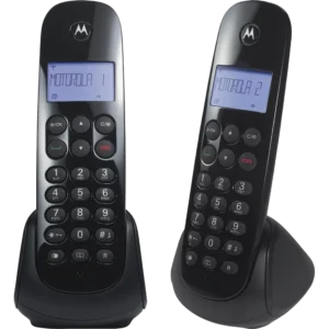 Telefone Sem Fio Motorola Moto 700 com Identificador de Chamadas - Preto
