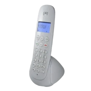 Telefone Sem Fio Motorola MOTO 700W com Identificador de Chamadas DECT 6.0 Branco