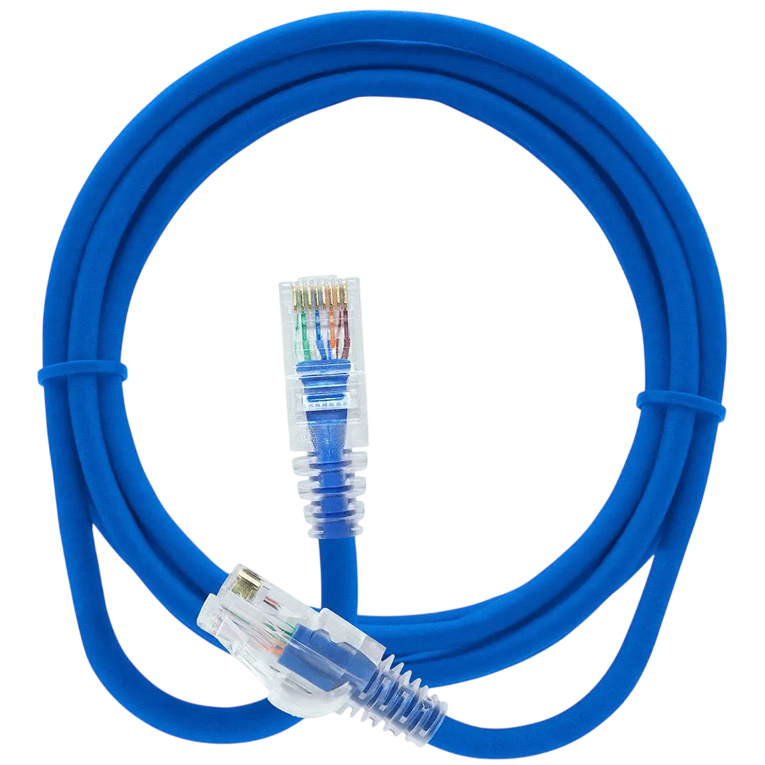 Patch Cord Cat5e U/UTP Lan Expert 1,5m com Capa Protetora Injetada Snagless Azul - 53.150.0