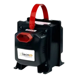 Auto Transformador Bivolt Fiolux Tecno 5000VA 127V/220V Reversível com Plugue e Tomada 2P