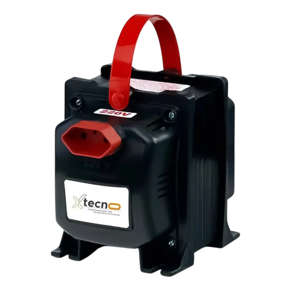 Auto Transformador Bivolt Fiolux Tecno 5000VA 127V/220V Reversível com Plugue e Tomada 2P