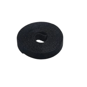 Fita Organizadora de Cabos Tipo Velcro 20mm Rolo com 3 Metros Preta