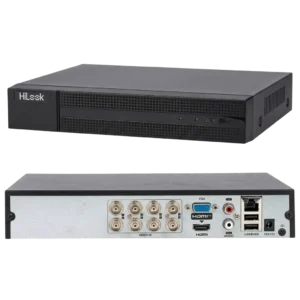 HiLook DVR-208Q-M1 Gravador Digital de Vídeo DVR 8 Canais Penta-híbrido 4MP Lite H.265 Pro+ Audio over Coax HL-DVR-208Q-M1