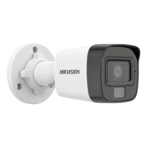 Hikvision Câmera IP Bullet Full HD 2MP DS-2CD1021G2-LIU Lente 2.8mm Smart Hybrid Light Microfone Embutido IP67 PoE