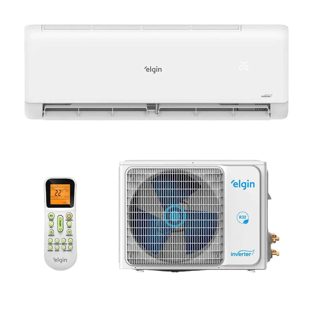 Ar Condicionado Split High Wall Eco Inverter II Elgin 18000 BTUs Frio 220V R32 Cobre