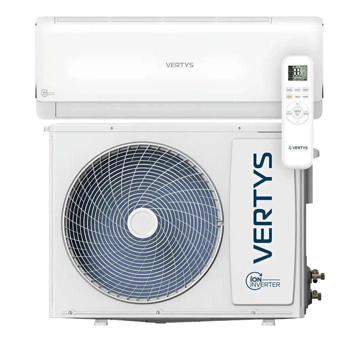 Ar Condicionado Split High Wall Inverter Vertys ASIIQ018A2WANV / ASIEQ018A2WANV Wi-Fi R32 Cobre 18000 BTUs 220V