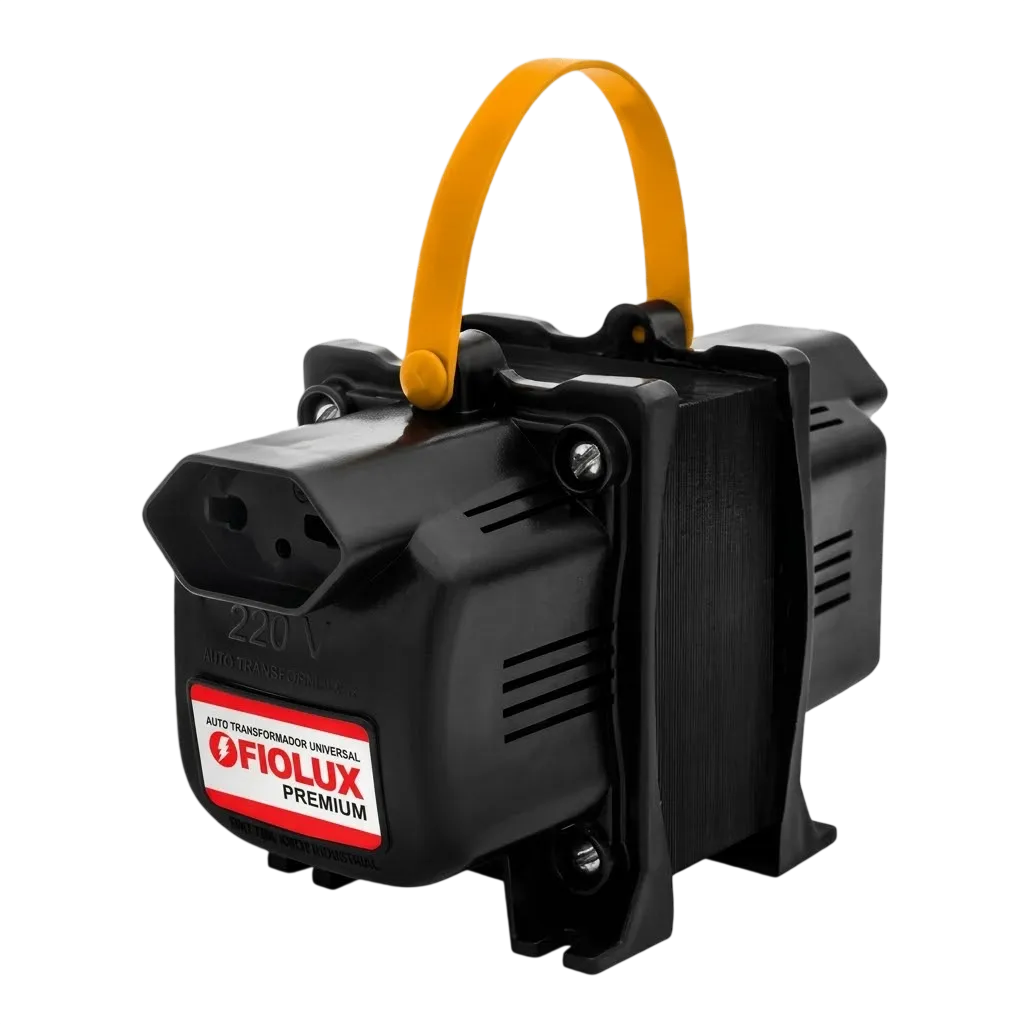 Auto Transformador Fiolux Premium 300VA Bivolt 127V 220V Reversivel com Protetor Termico 2P