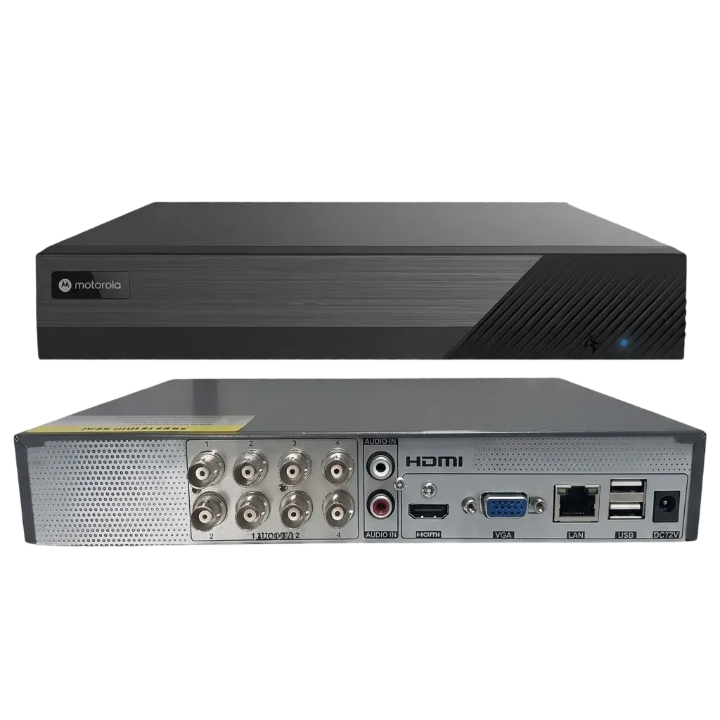 DVR Stand Alone Motorola MTD081L0015 Híbrido 5 em 1 8 Canais 1080p Lite H.265 Pentaplex