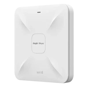 Access Point Corporativo Wi-Fi 6 Ruijie Reyee RG-RAP2260(E) AX3200 Dual Band 4x4 MIMO 1 Porta 2.5G + 1 Porta Gigabit PoE Sem Fonte - Unidade