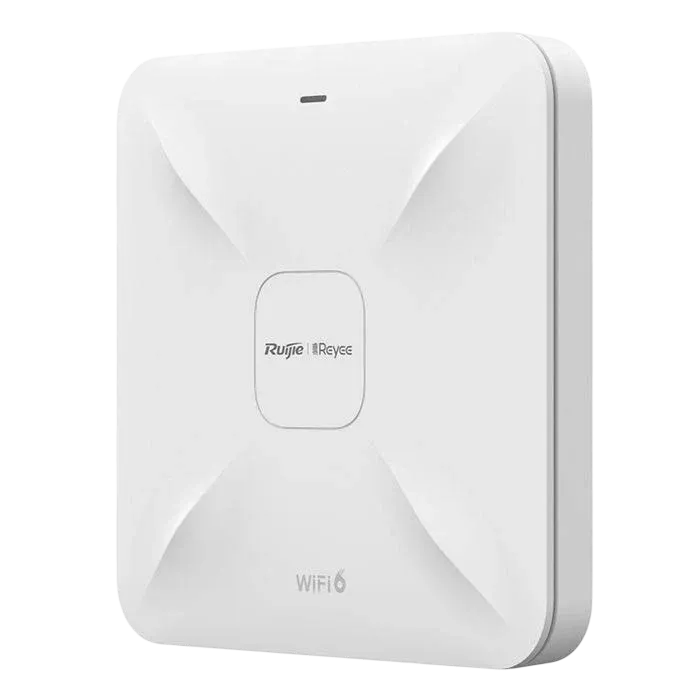 Access Point Corporativo Wi-Fi 6 Ruijie Reyee RG-RAP2260(E) AX3200 Dual Band 4x4 MIMO 1 Porta 2.5G + 1 Porta Gigabit PoE Sem Fonte - Unidade