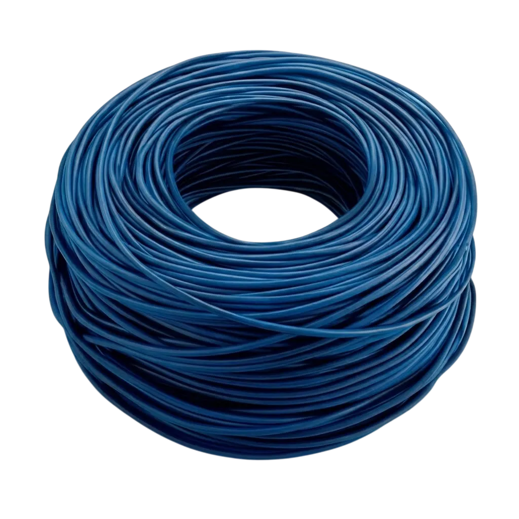 GTS Network Fast Track Cabo U/UTP Cat5e Azul Bobina Fracionada de 50 Metros para Redes de Dados e CFTV