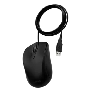 Mouse Óptico com Fio Intelbras MCI 10 Conexão USB Preto 1000 DPI