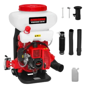 Atomizador Costal a Gasolina Kawashima AT 4314 Motor 2 Tempos 41,5cc Tanque 14 Litros