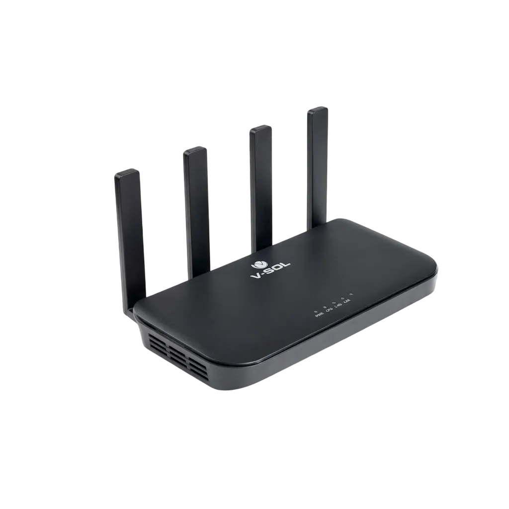 ONT Roteador XPON Híbrido Wi-Fi 6 AX1800 V-SOL 4GE USB 3.0 - V2804AX