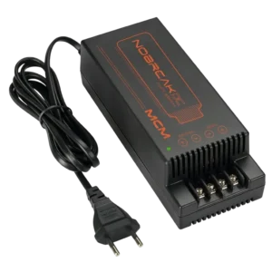 Fonte Nobreak DC MCM Garra PR1358-RS Bivolt para CFTV e Alarme 12,8V 10A 128W