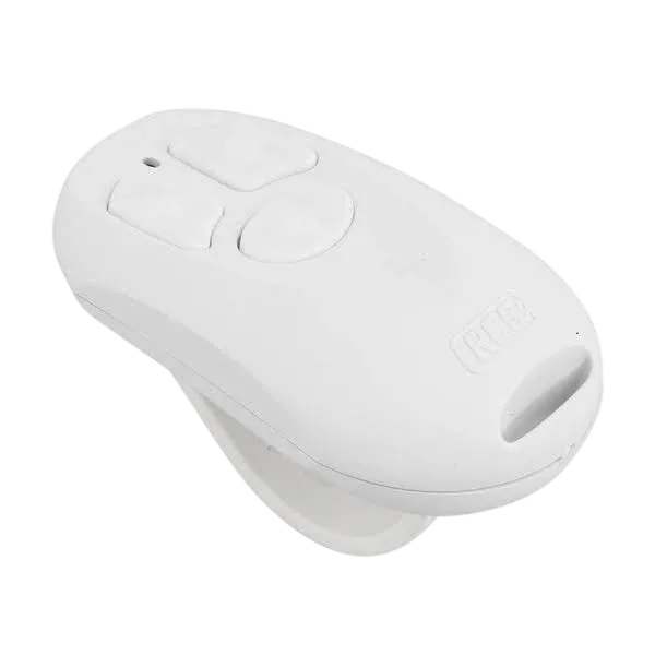 RCG Command FX Controle Remoto Transmissor Radiofrequência 433,92MHz Code Learning de 3 Botões para Portão Eletrônico e Alarme - Branco