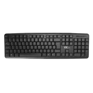 Teclado de Membrana com Fio USB VXPro VXKB110 Layout ABNT2 Padrão Desktop
