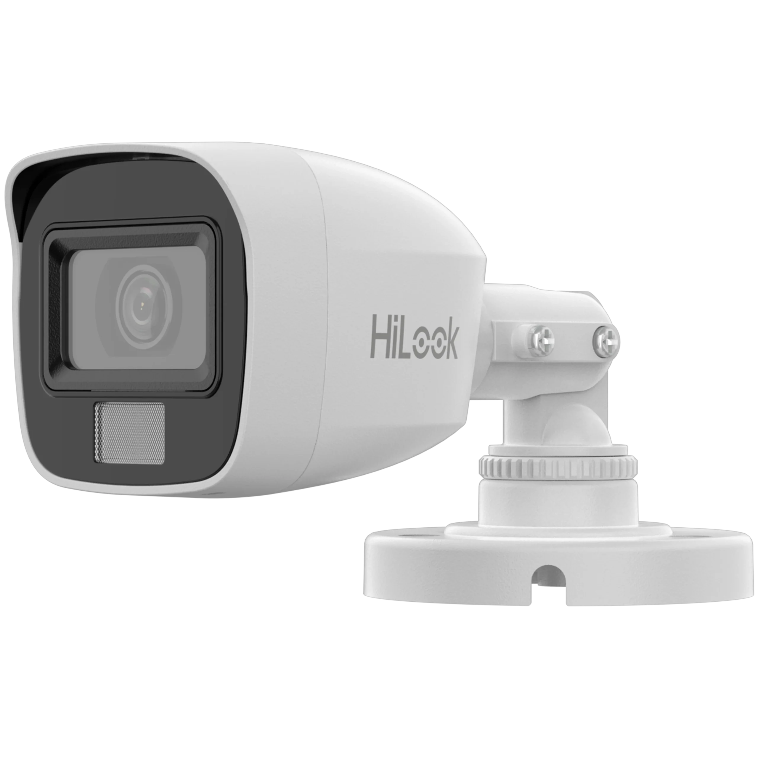 Câmera HiLook Turbo HD Bullet THC-B127-LPC 2MP 1080p Lente 2.8mm Luz Híbrida Inteligente 20m Microfone Embutido IP67 - Unidade