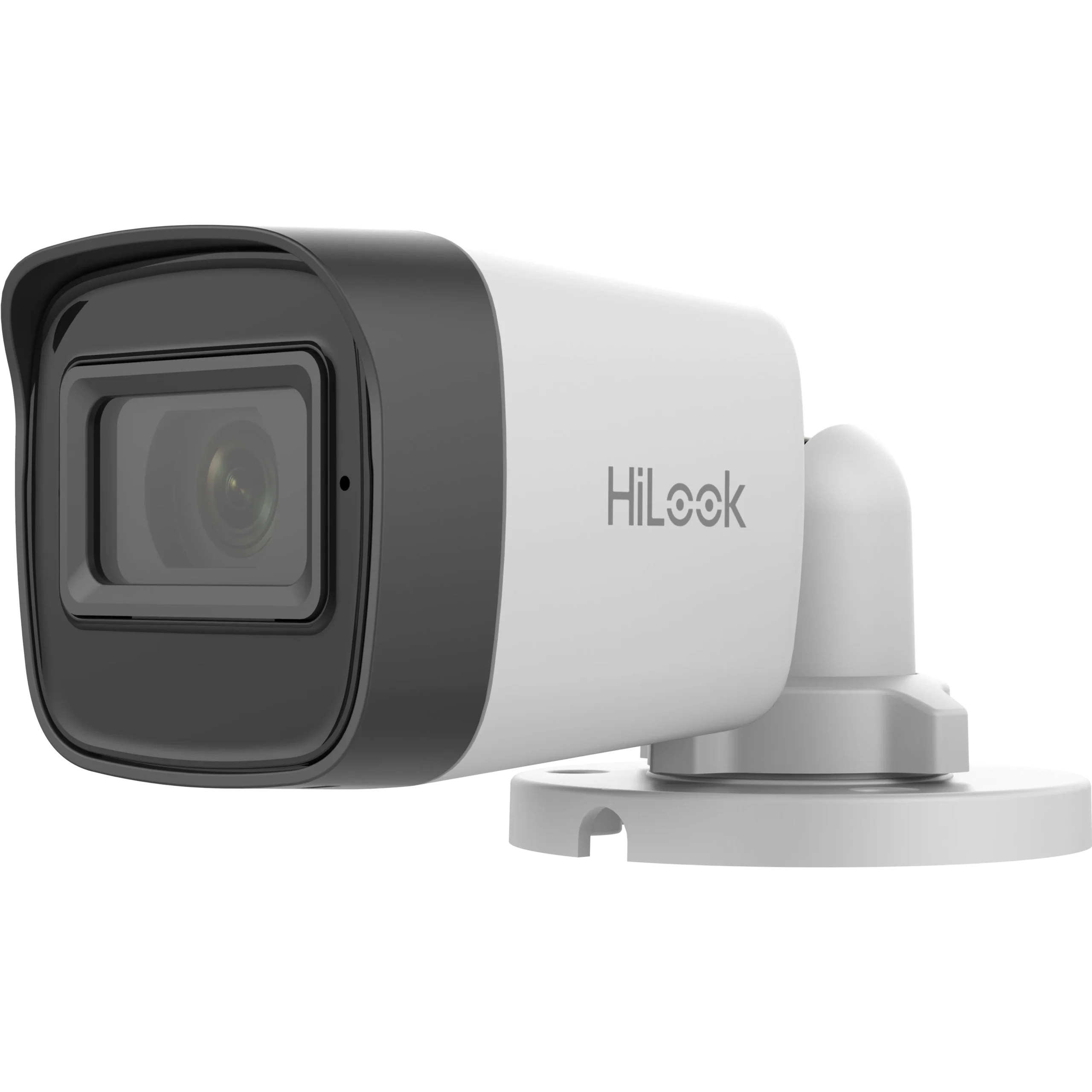 Câmera HiLook Turbo HD Mini Bullet THC-B120-LPC 2MP 1080p Lente 2.8mm Luz Híbrida Inteligente 25m Microfone Embutido IP67 - Unidade