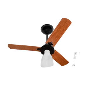 Ventilador de Teto Venti-Delta Inverter 3 Pás Preto Bivolt Automático Motor DC Alto Fluxo 54-3302 - Unidade