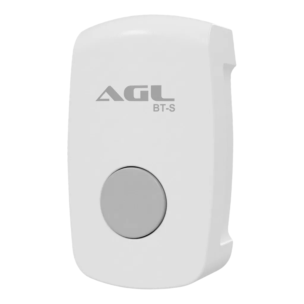 Botoeira Simples de Sobrepor AGL BT-S Contato Seco NA para Controle de Acesso Branca (1203003)