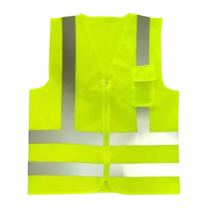 Colete Refletivo de Alta Visibilidade 1 Bolso Amarelo Fluorescente Tamanho EEG 191517101 Steelflex