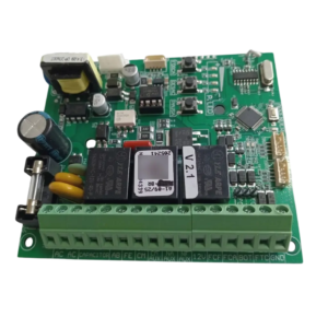 Placa de Comando para Automatizador de Portão com Encoder QC-1001 Microcontrolada Bivolt 433,92MHz Embreagem Eletrônica JFL