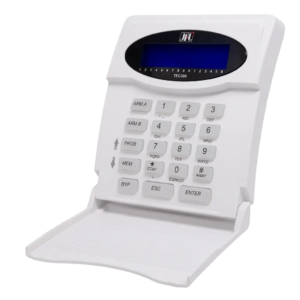 Teclado com Fio para Central de Alarme JFL TEC 300 V2 Barramento RS-485 Teclas Emborrachadas Retroiluminadas