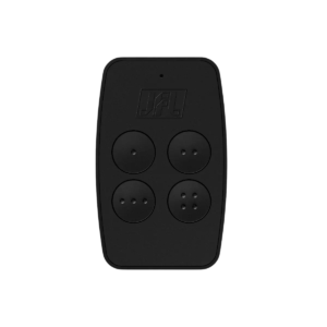 Controle Remoto 4 Botoes JFL CR4T Preto 433,92MHz Resonador SAW Padrão Code Learning